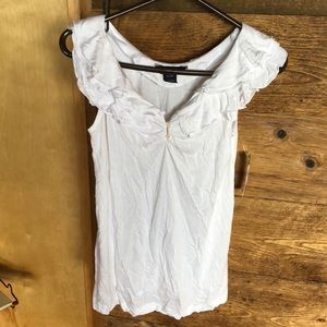 Ralph Lauren viscose dressy white shirt NWT